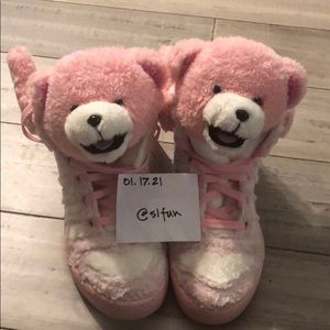 Jeremy Scott x adidas Teddy Bears NWT (pink 💕)